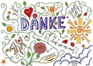 Danke, Thank you, Thanks a lot, Thank you very much, Thanks, THX - made by Susanne Müllner